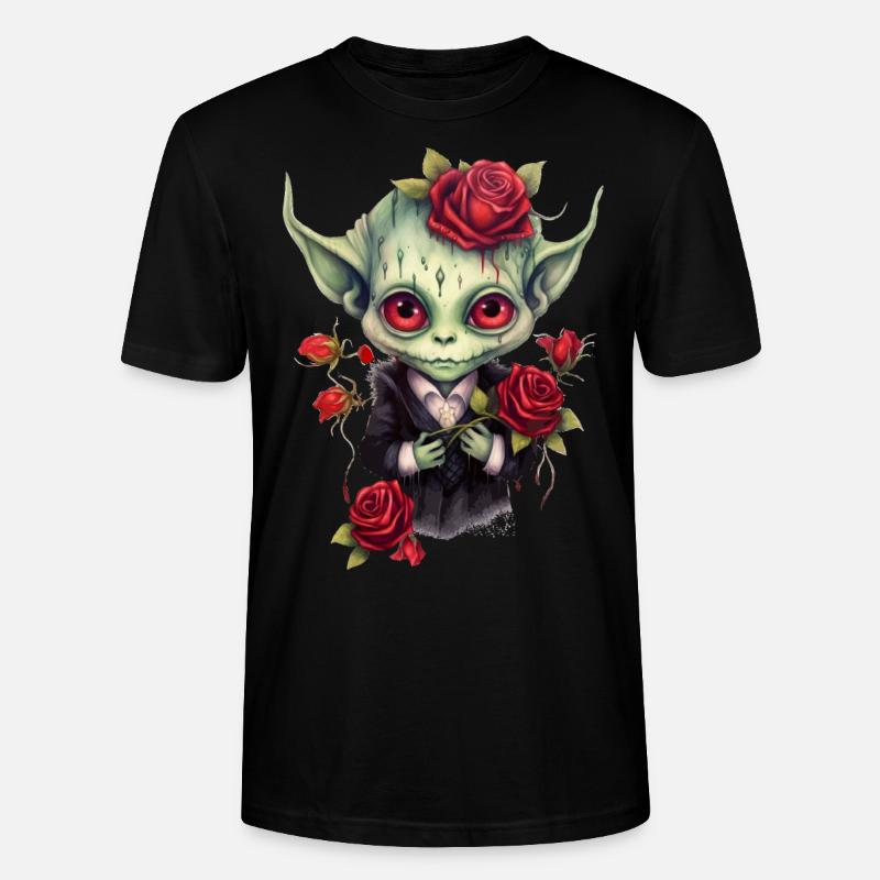 Romantic alien vampire - Stanley/Stella CRAFTER Unisex Organic T-Shirt - black
