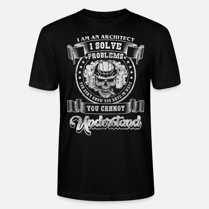 Architect Profession Builder - Stanley/Stella CRAFTER Unisex Organic T-Shirt - black