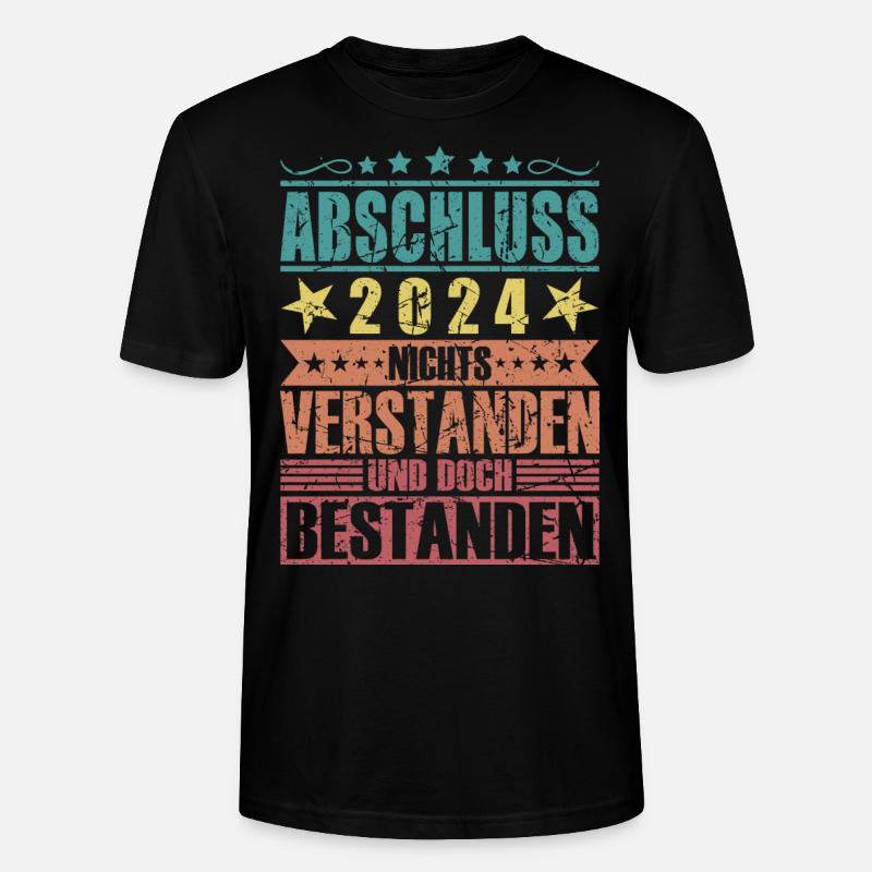 Abschluss 2024 - Stanley/Stella Unisex Bio-T-Shirt CRAFTER - Schwarz