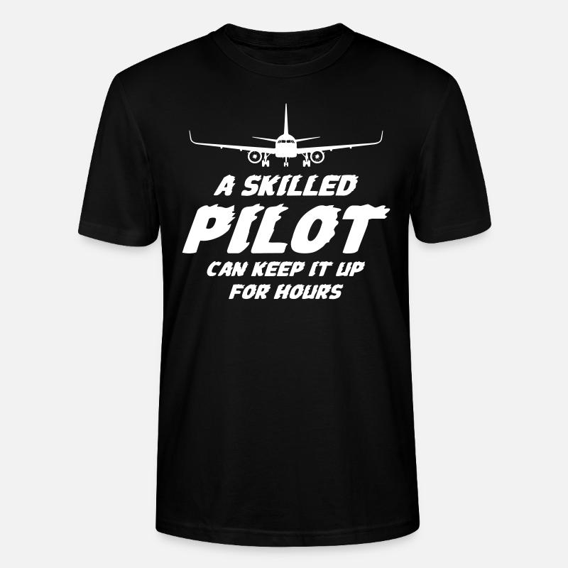 A Skilled Pilot - Stanley/Stella Unisex Bio-T-Shirt CRAFTER - Schwarz