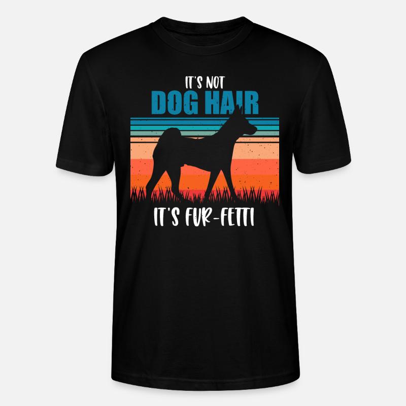 Basenji - Stanley/Stella Unisex Bio-T-Shirt CRAFTER - Schwarz
