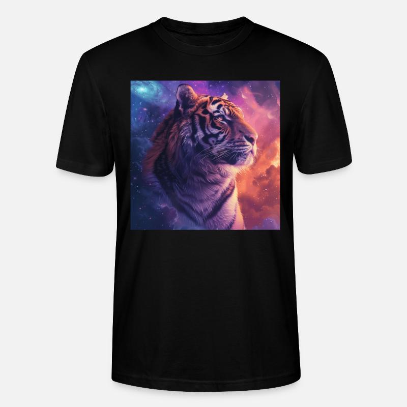Tiger - Stanley/Stella Unisex Bio-T-Shirt CRAFTER - Schwarz