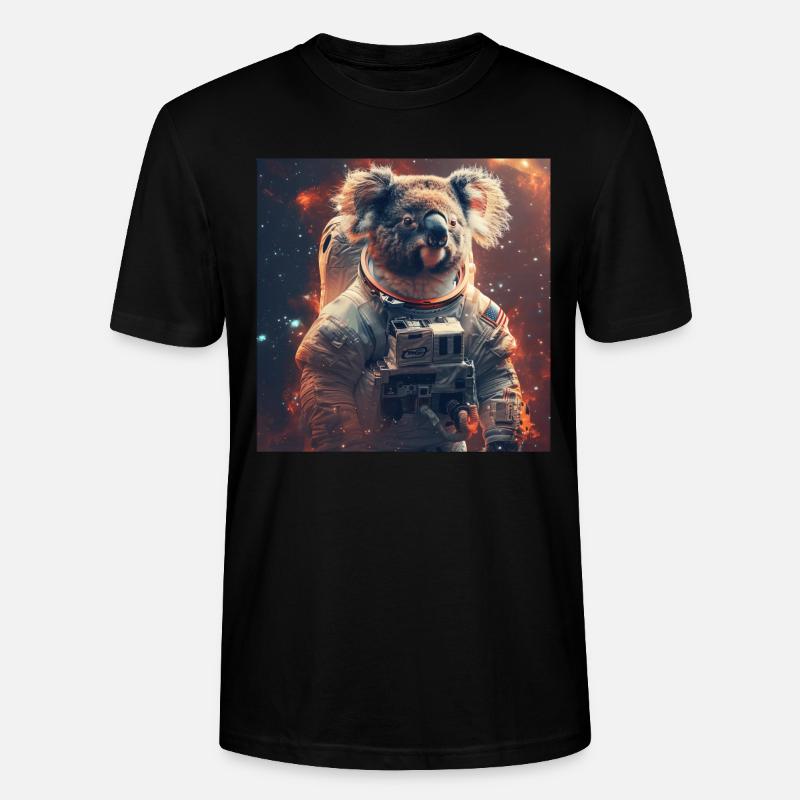 Koala - Stanley/Stella Unisex Bio-T-Shirt CRAFTER - Schwarz