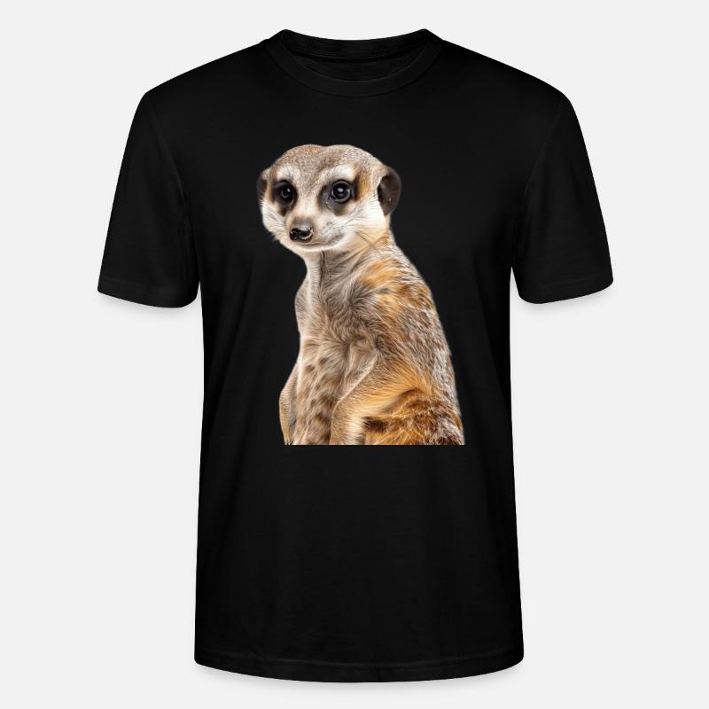 Erdmännchen - Stanley/Stella Unisex Bio-T-Shirt CRAFTER - Schwarz