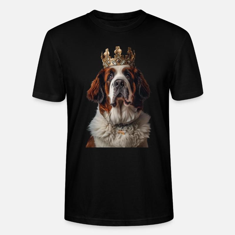 Bernhardiner - Stanley/Stella Unisex Bio-T-Shirt CRAFTER - Schwarz