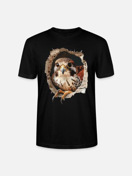 Faucon - T-shirt bio CRAFTER Stanley Stella Unisexe - noir