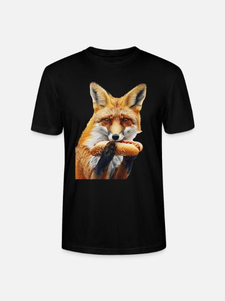Fuchs - Stanley/Stella Unisex Bio-T-Shirt CRAFTER - Schwarz