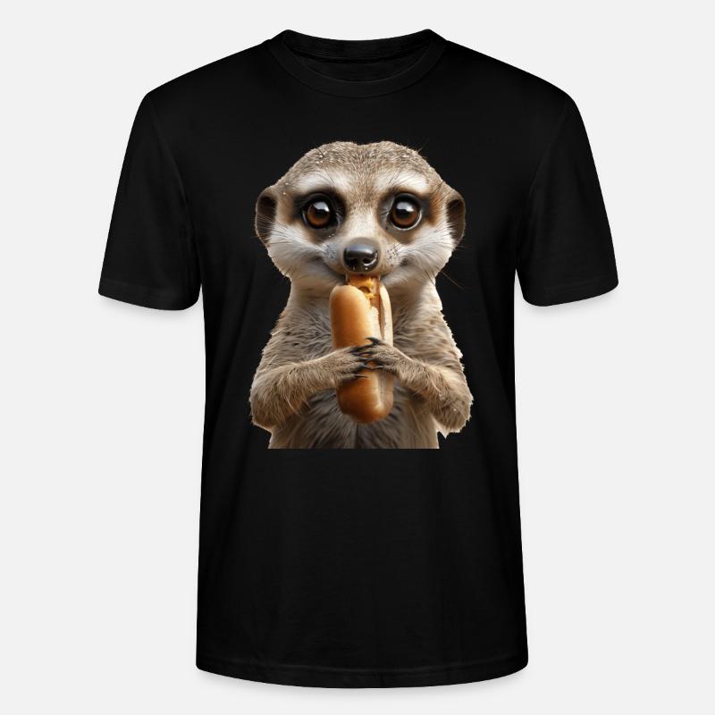 Erdmännchen - Stanley/Stella Unisex Bio-T-Shirt CRAFTER - Schwarz