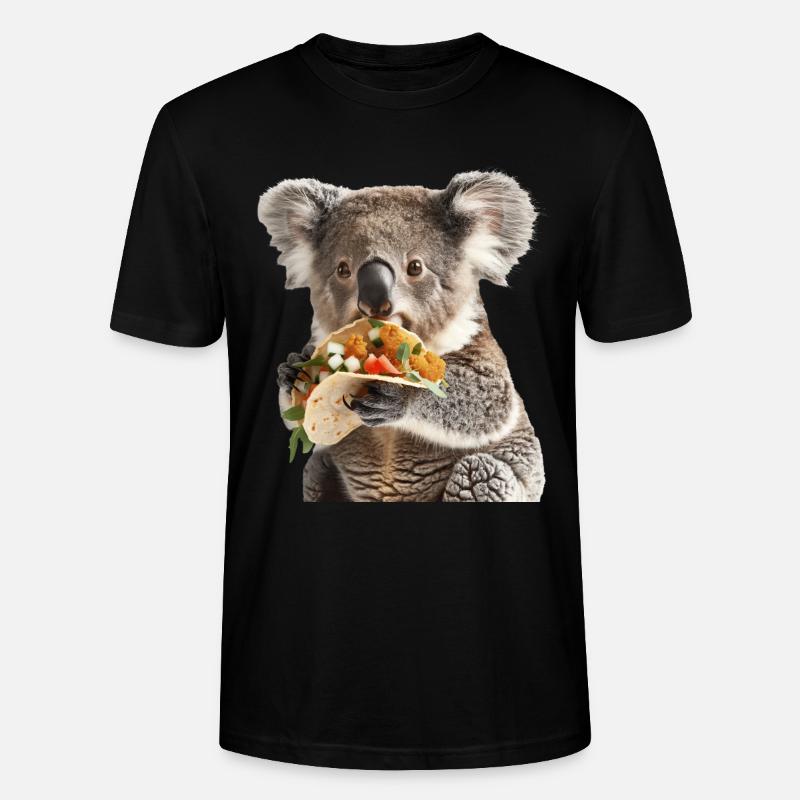 Koala - Stanley/Stella Unisex Bio-T-Shirt CRAFTER - Schwarz