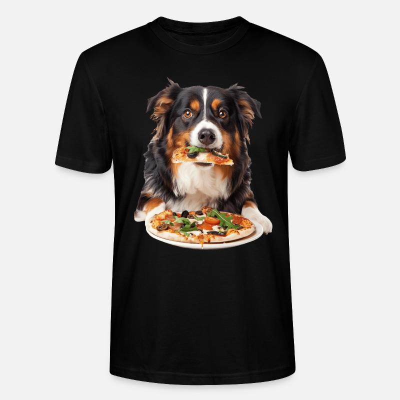Australischer Schäferhund - Stanley/Stella Unisex Bio-T-Shirt CRAFTER - Schwarz