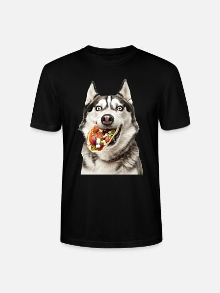 Siberian Husky - Stanley/Stella CRAFTER Unisex Organic T-Shirt - black