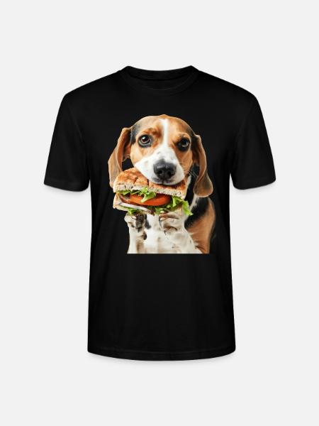 Beagle - Stanley/Stella Unisex Bio-T-Shirt CRAFTER - Schwarz