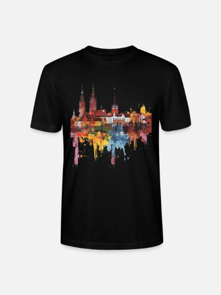 Ruda Śląska - Stanley/Stella Unisex Bio-T-Shirt CRAFTER - Schwarz