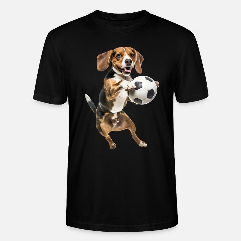 Beagle - Stanley/Stella Unisex Bio-T-Shirt CRAFTER - Schwarz