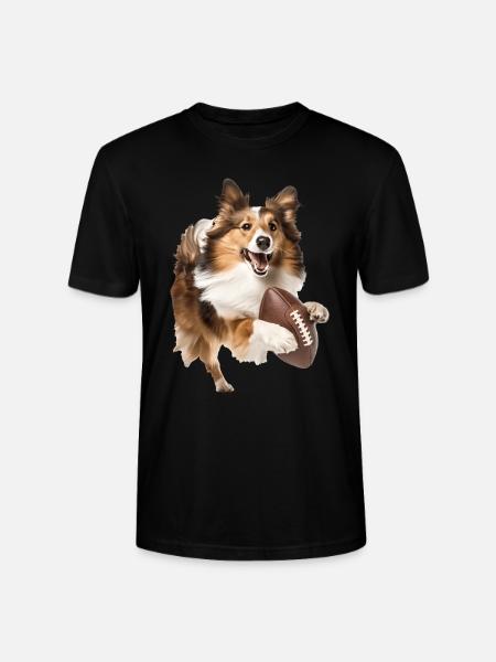 Shetland Sheepdog - Stanley/Stella Unisex Bio-T-Shirt CRAFTER - Schwarz