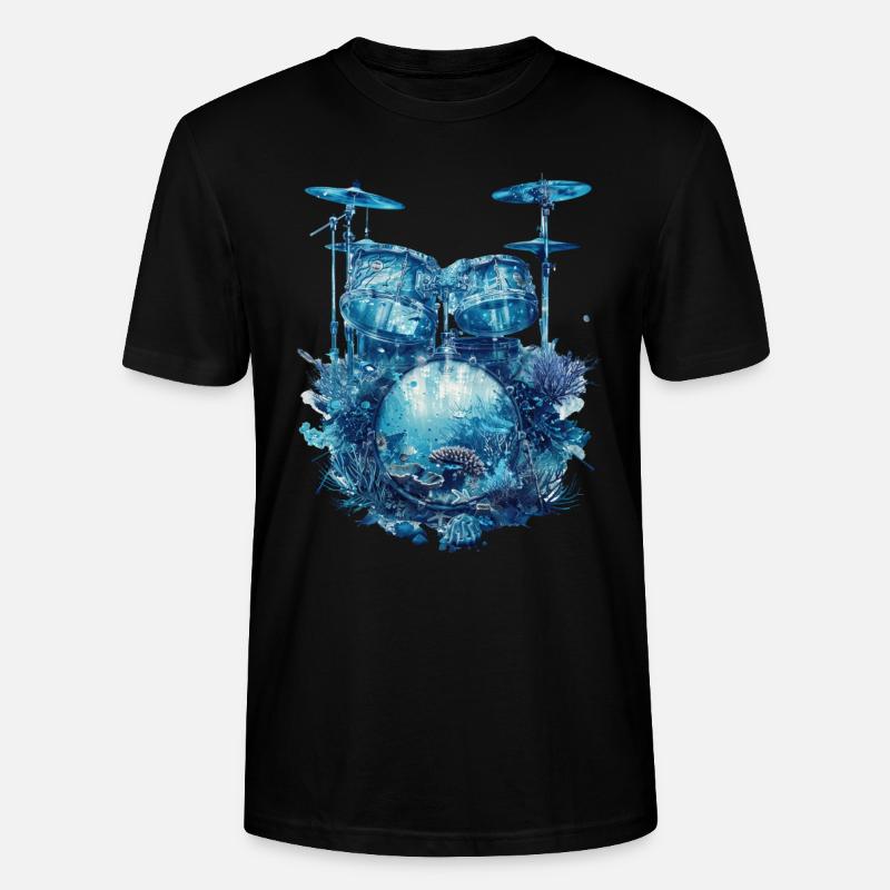 Fûts de poisson - T-shirt bio CRAFTER Stanley Stella Unisexe - noir