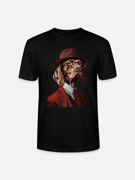 Vizsla - Stanley/Stella Unisex Bio-T-Shirt CRAFTER - Schwarz