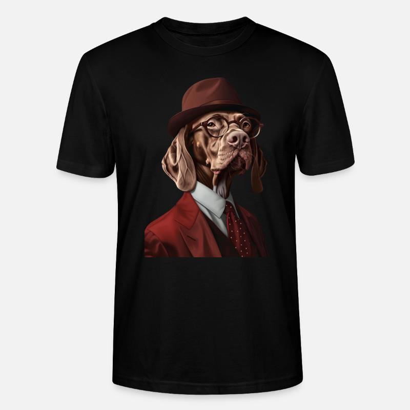 Vizsla - Stanley/Stella Unisex Bio-T-Shirt CRAFTER - Schwarz