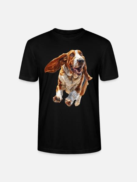 Basset - Stanley/Stella Unisex Bio-T-Shirt CRAFTER - Schwarz