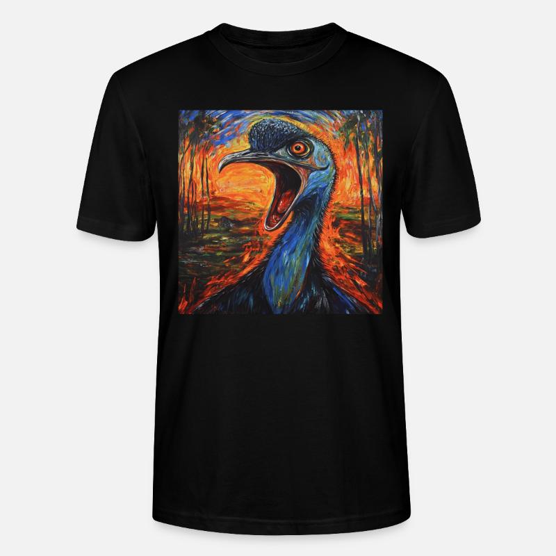 Kasuar - Stanley/Stella Unisex Bio-T-Shirt CRAFTER - Schwarz