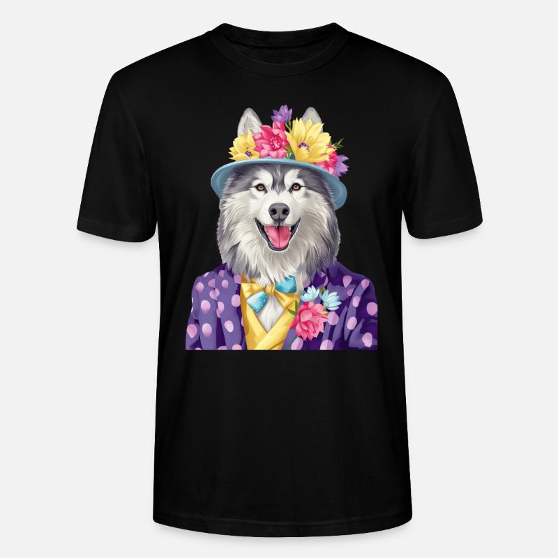 Alaskan Malamute - Stanley/Stella Unisex Bio-T-Shirt CRAFTER - Schwarz