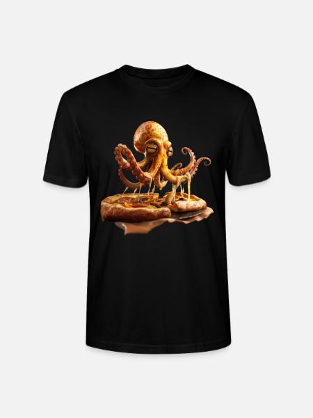 Tintenfisch - Stanley/Stella Unisex Bio-T-Shirt CRAFTER - Schwarz
