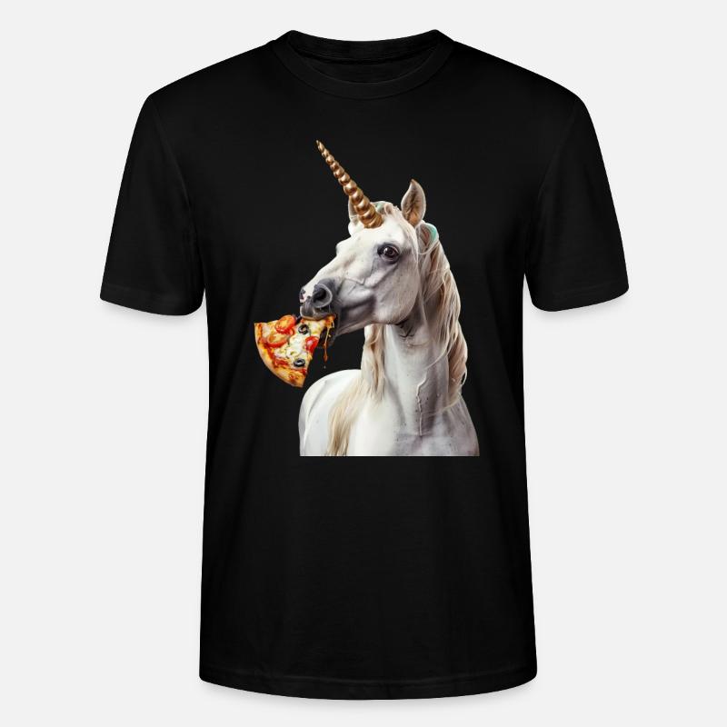 Einhorn - Stanley/Stella Unisex Bio-T-Shirt CRAFTER - Schwarz