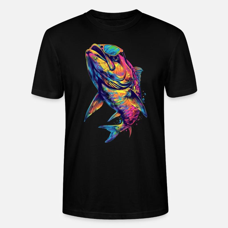 Tarpon - Stanley/Stella Unisex Bio-T-Shirt CRAFTER - Schwarz