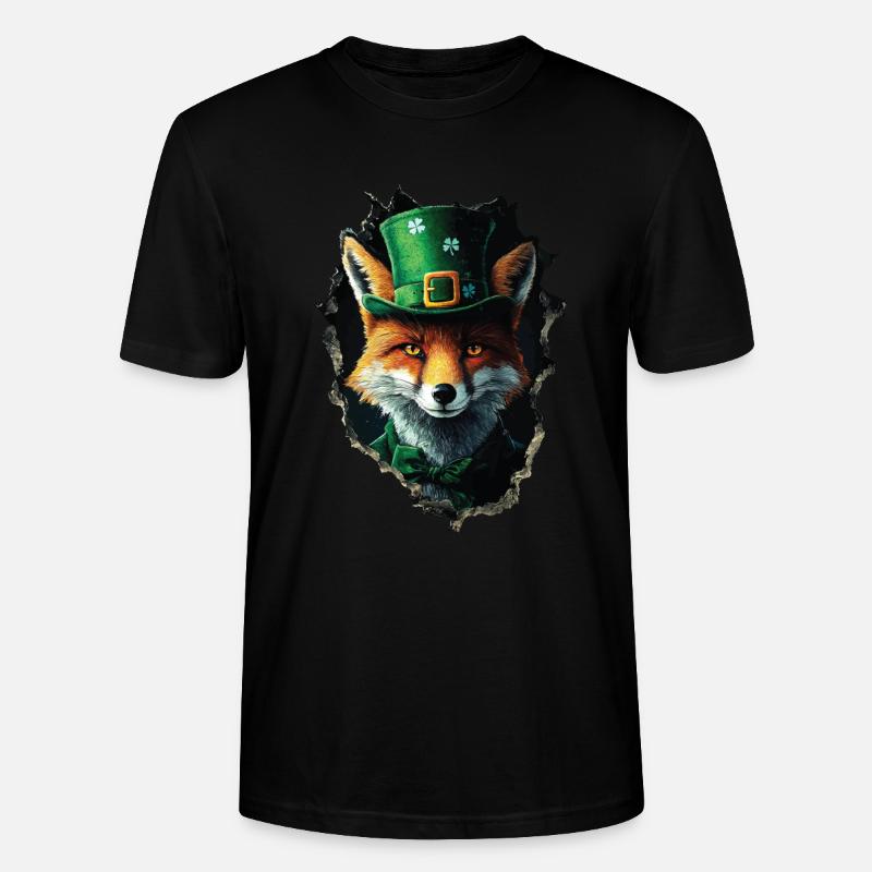 St. Patrick Fuchs - Stanley/Stella Unisex Bio-T-Shirt CRAFTER - Schwarz