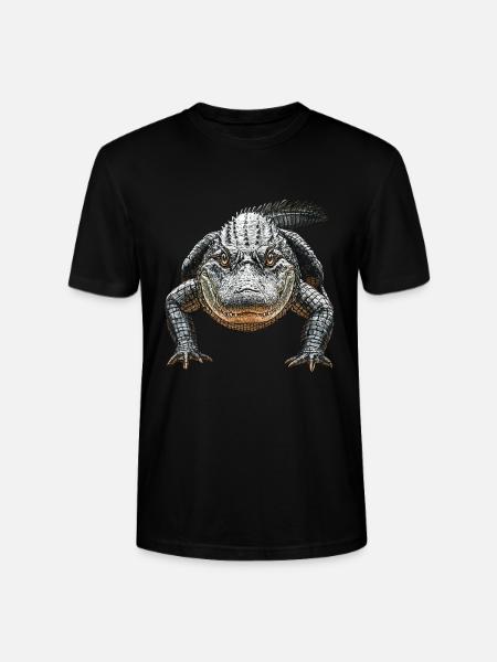 Alligator - Stanley/Stella Unisex Bio-T-Shirt CRAFTER - Schwarz