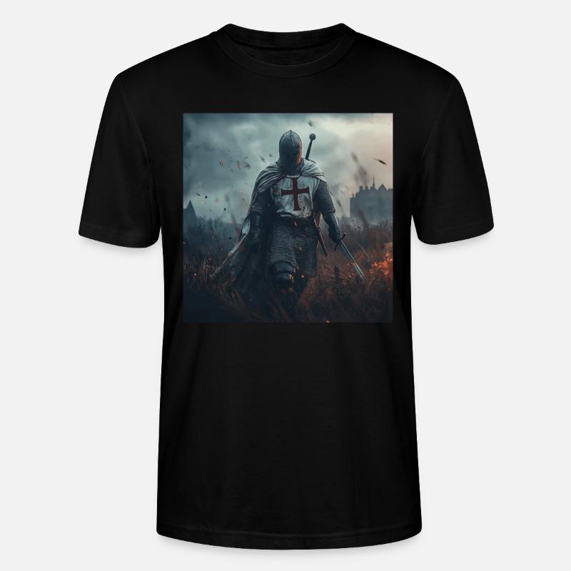 Soldat Krieger - Stanley/Stella Unisex Bio-T-Shirt CRAFTER - Schwarz