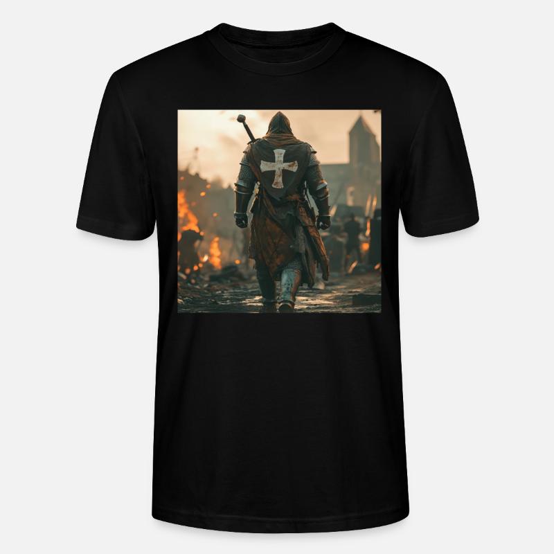 Soldat Krieger - Stanley/Stella Unisex Bio-T-Shirt CRAFTER - Schwarz