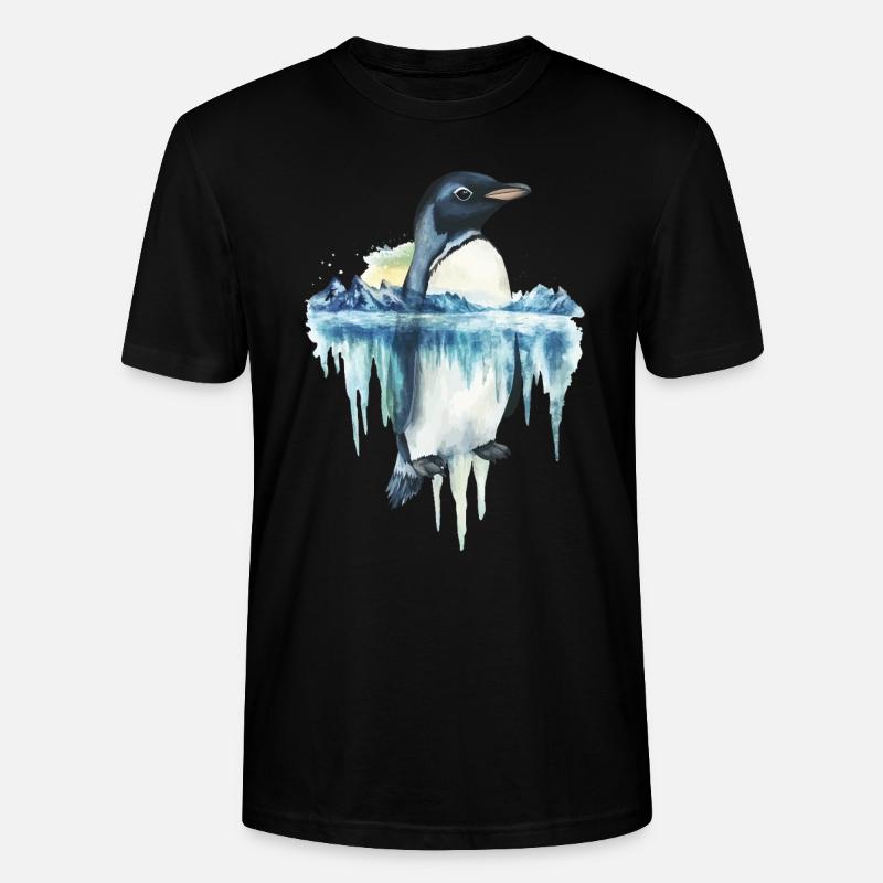 Pinguin - Stanley/Stella Unisex Bio-T-Shirt CRAFTER - Schwarz