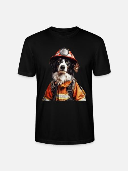 Hund - Stanley/Stella Unisex Bio-T-Shirt CRAFTER - Schwarz