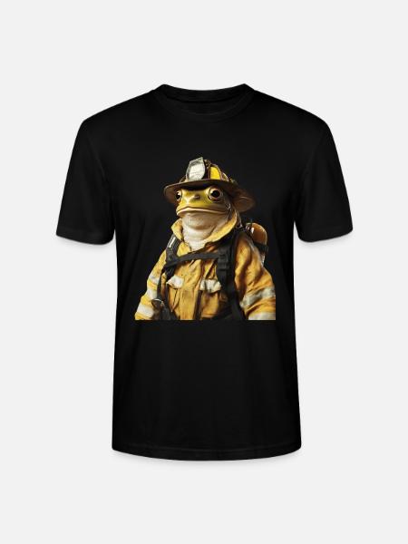 Frosch - Stanley/Stella Unisex Bio-T-Shirt CRAFTER - Schwarz