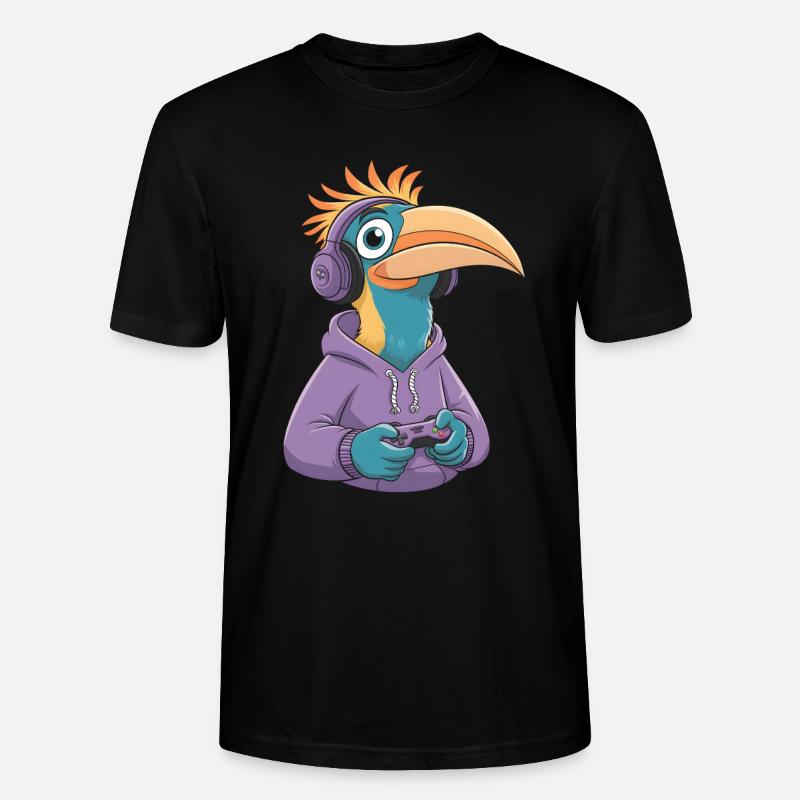 Nashornvogel - Stanley/Stella Unisex Bio-T-Shirt CRAFTER - Schwarz