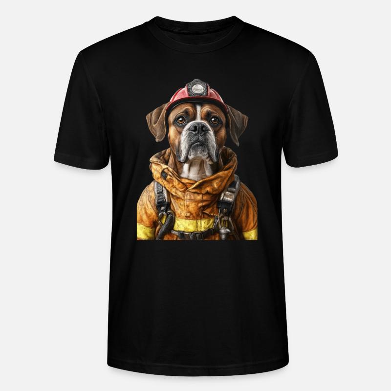 Boxer - Stanley/Stella Unisex Bio-T-Shirt CRAFTER - Schwarz