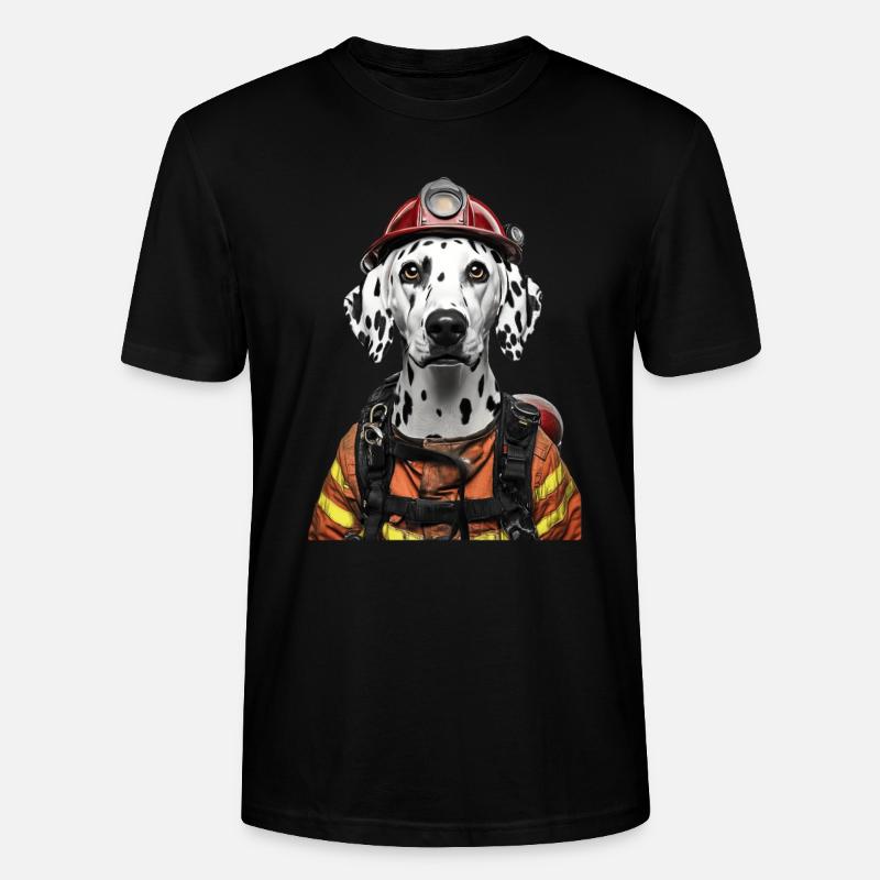 Dalmatiner - Stanley/Stella Unisex Bio-T-Shirt CRAFTER - Schwarz