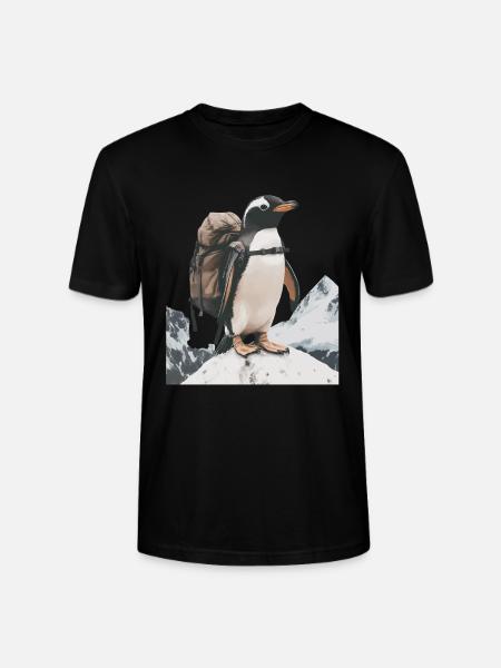 Pinguin - Stanley/Stella Unisex Bio-T-Shirt CRAFTER - Schwarz