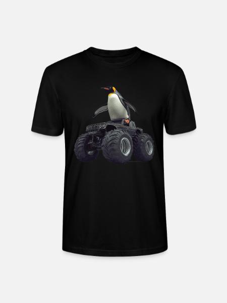 Pinguin - Stanley/Stella Unisex Bio-T-Shirt CRAFTER - Schwarz