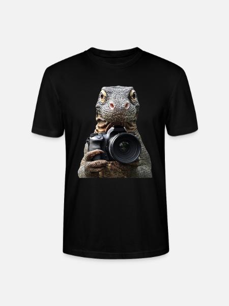 Komodowaran - Stanley/Stella Unisex Bio-T-Shirt CRAFTER - Schwarz