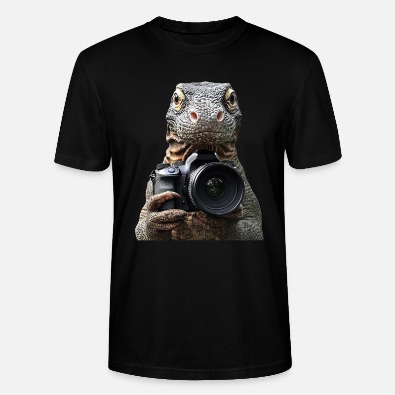 Komodowaran - Stanley/Stella Unisex Bio-T-Shirt CRAFTER - Schwarz