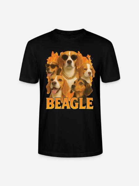 Beagle - Stanley/Stella Unisex Bio-T-Shirt CRAFTER - Schwarz