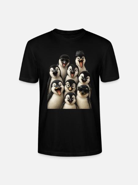 Pinguin - Stanley/Stella Unisex Bio-T-Shirt CRAFTER - Schwarz