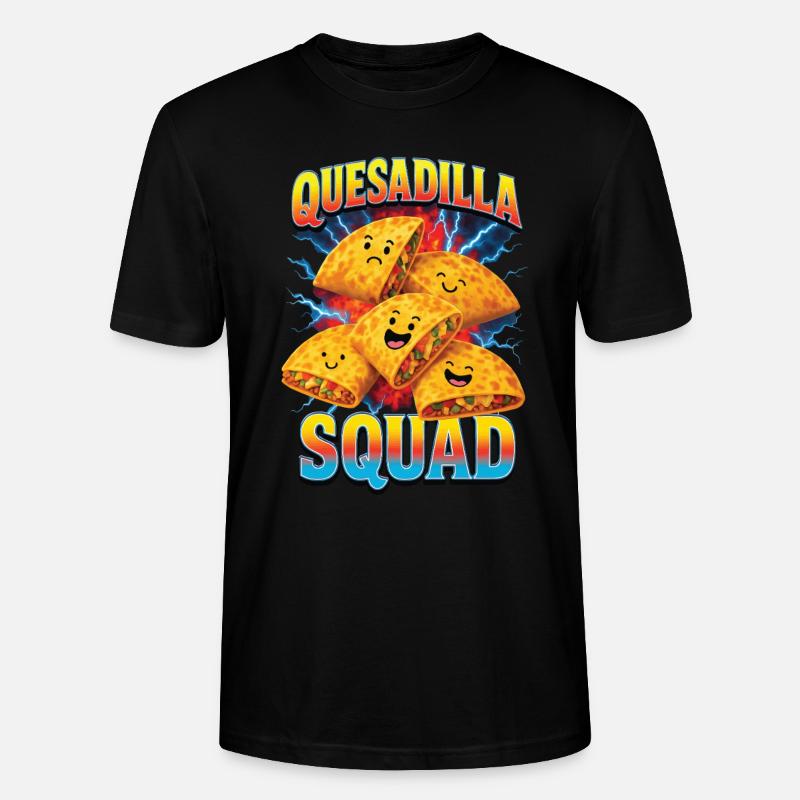 Quesadilla - Stanley/Stella Unisex Bio-T-Shirt CRAFTER - Schwarz