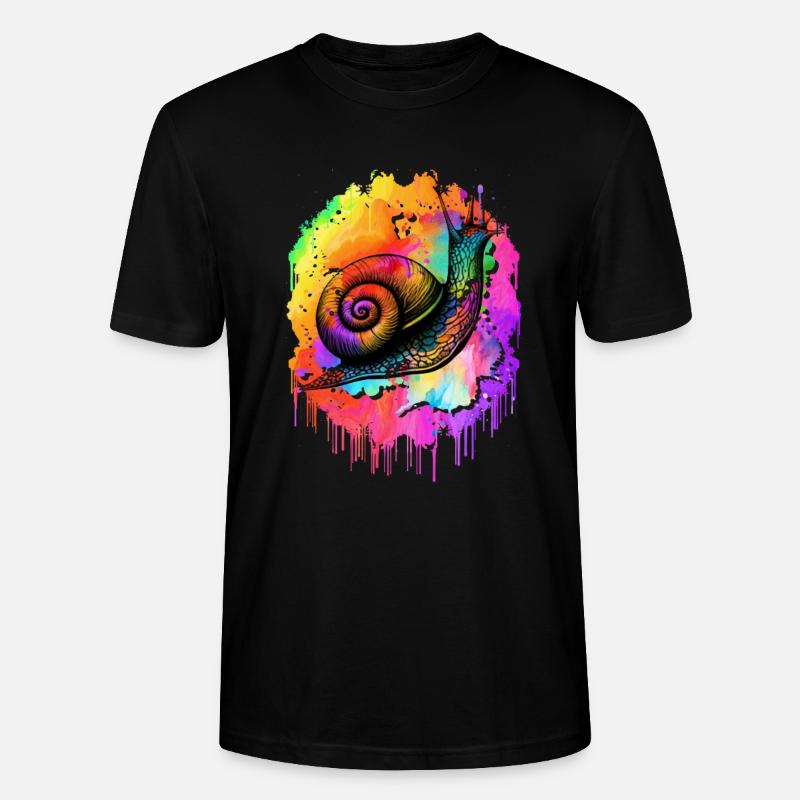 Escargot - T-shirt bio CRAFTER Stanley Stella Unisexe - noir