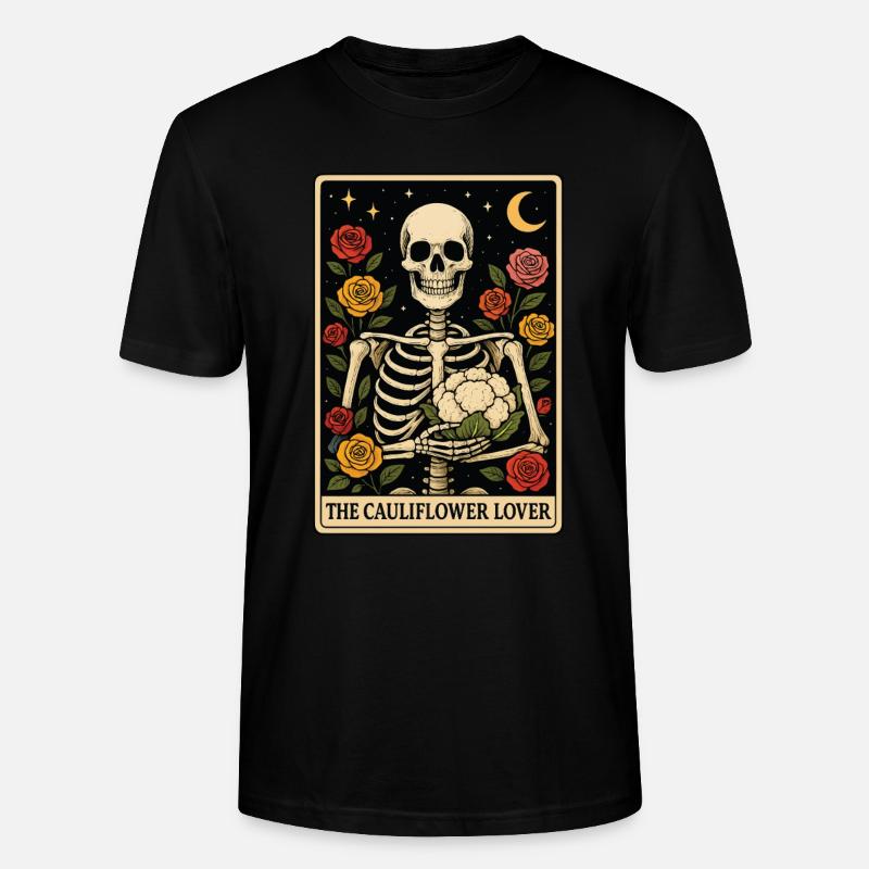 Blumenkohl Tarot - Stanley/Stella Unisex Bio-T-Shirt CRAFTER - Schwarz