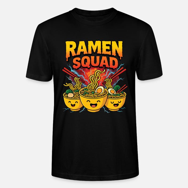 Ramen (ramen) - Ekologiczna koszulka typu unisex Stanley/Stella CRAFTER - czarny