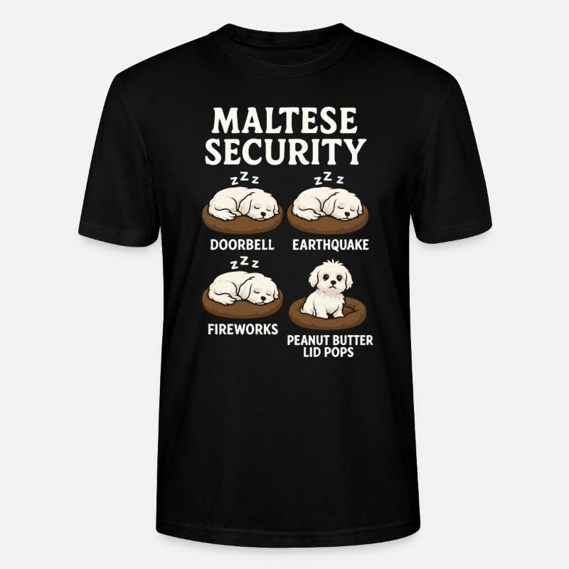 Malteser - Stanley/Stella Unisex Bio-T-Shirt CRAFTER - Schwarz