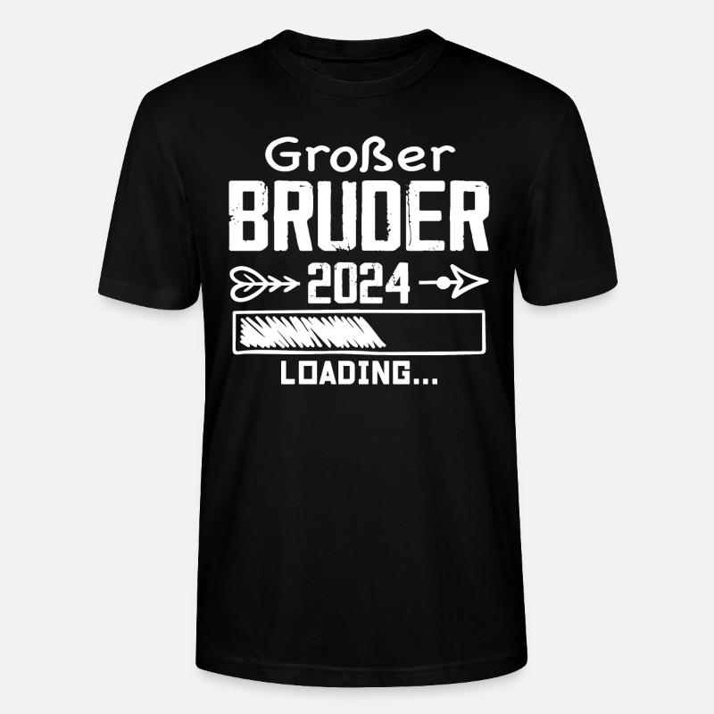 Großer Bruder 2024 - Stanley/Stella Unisex Bio-T-Shirt CRAFTER - Schwarz